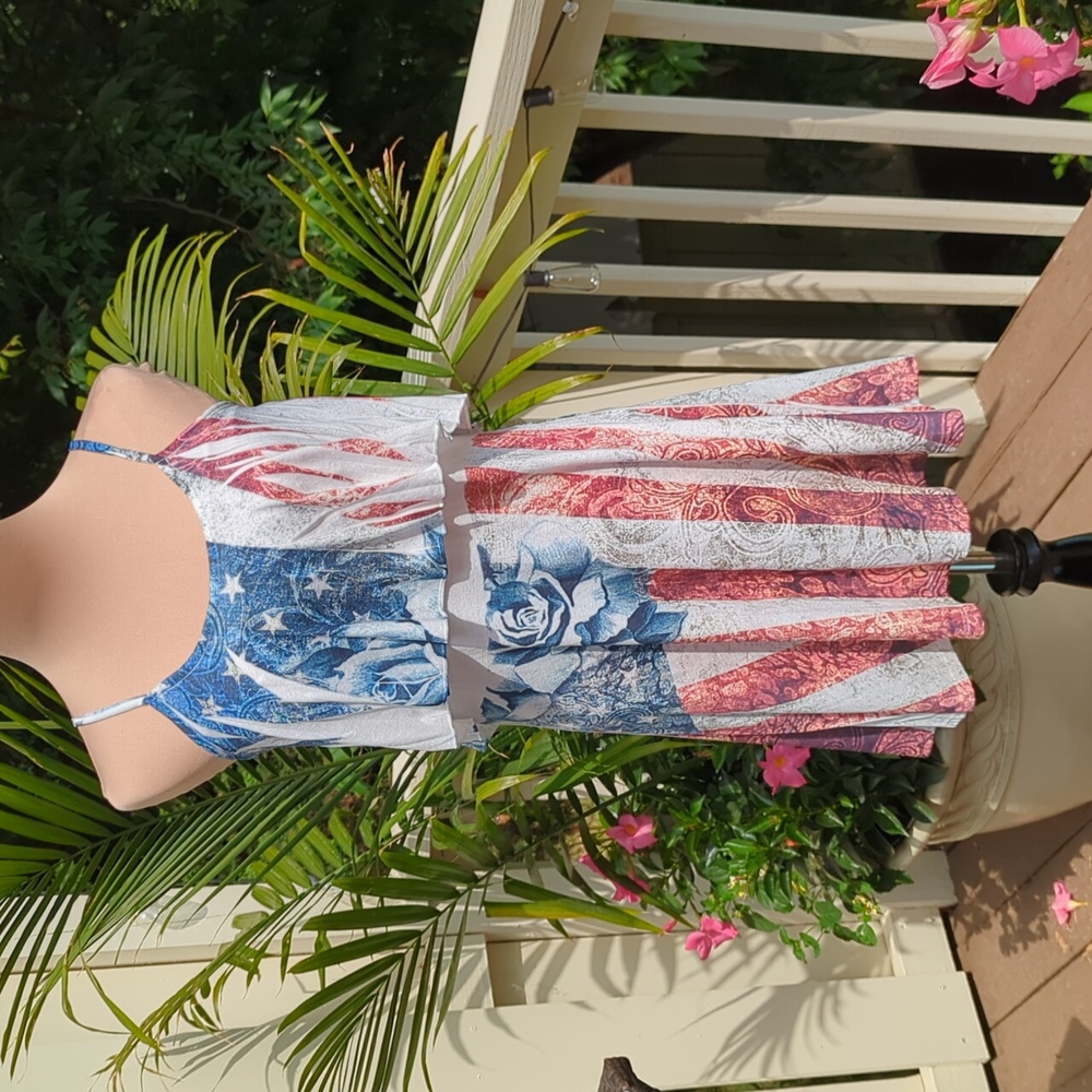 Urban X Flag Dress NWT
